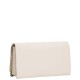 TOMMY HILFIGER</br>Γυναικεία Τσάντα Χιαστή Εκρού Th Her Flap W/Chain AW0AW17403-AA8 Tommy Hilfiger