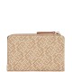 TOMMY HILFIGER</br>Γυναικείο Πορτοφόλι Μπεζ Th Monoplay Leather Med 7 AW0AW17417-RBT Tommy Hilfiger