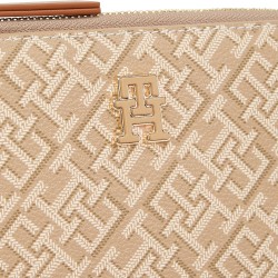 Γυναικείο Πορτοφόλι Μπεζ Th Monoplay Leather Med 7 AW0AW17417-RBT Tommy Hilfiger