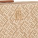 TOMMY HILFIGER</br>Γυναικείο Πορτοφόλι Μπεζ Th Monoplay Leather Med 7 AW0AW17417-RBT Tommy Hilfiger
