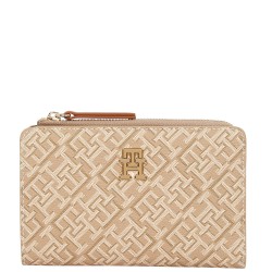Γυναικείο Πορτοφόλι Μπεζ Th Monoplay Leather Med 7 AW0AW17417-RBT Tommy Hilfiger