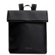 TOMMY HILFIGER</br>Γυναικεία Τσάντα Backpack Με Καπάκι Και Μεταλλικό Λογότυπο Μαύρο AW0AW17654-BDS Tommy Hilfiger