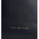 TOMMY HILFIGER</br>Γυναικεία Τσάντα Backpack Με Καπάκι Και Μεταλλικό Λογότυπο Μαύρο AW0AW17654-BDS Tommy Hilfiger