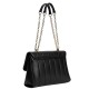 TOMMY HILFIGER</br>Γυναικεία Τσάντα Ώμου Μαύρο Th Grace Med Crossover AW0AW17669-BDS Tommy Hilfiger