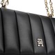 TOMMY HILFIGER</br>Γυναικεία Τσάντα Ώμου Μαύρο Th Grace Med Crossover AW0AW17669-BDS Tommy Hilfiger