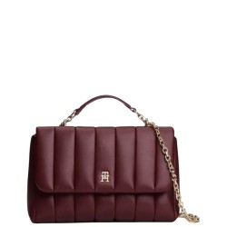 Γυναικεία Τσάντα Ώμου Μπορντό Th Grace Med Crossover AW0AW17669-VLP Tommy Hilfiger