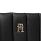 TOMMY HILFIGER</br>Γυναικεία Τσάντα Ώμου Μαύρο Th Grace Tote AW0AW17670-BDS Tommy Hilfiger