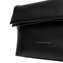 Γυναικεία Τσάντα Χιαστή Μαύρο Th Logotape Med Crossover AW0AW17692-BDS Tommy Hilfiger