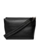 TOMMY HILFIGER</br>Γυναικεία Τσάντα Χιαστή Μαύρο Th Logotape Med Crossover AW0AW17692-BDS Tommy Hilfiger