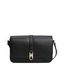 TOMMY HILFIGER</br>Tommy Hilfiger AW0AW17723-BDS Γυναικεία Τσάντα Χιαστή Μαύρο Th Libre Flap Crossover