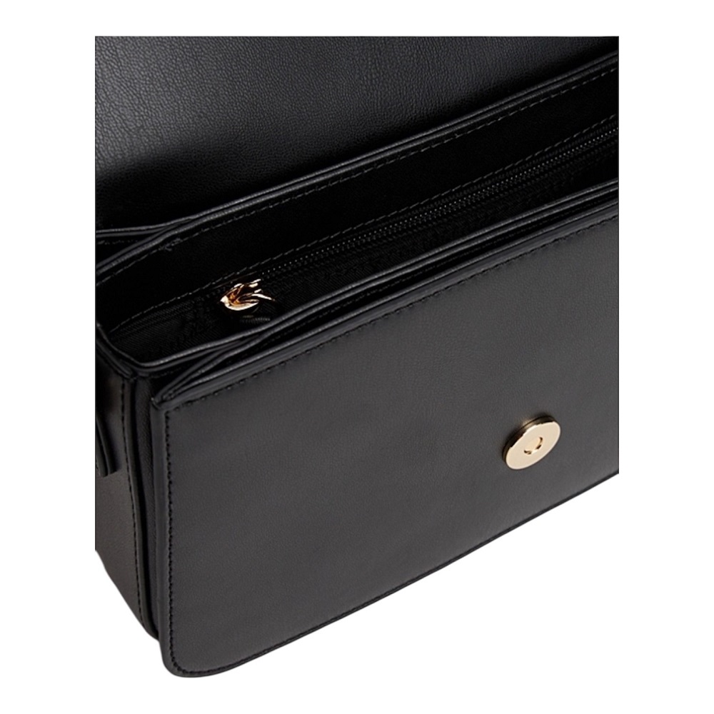 TOMMY HILFIGER</br>Tommy Hilfiger AW0AW17723-BDS Γυναικεία Τσάντα Χιαστή Μαύρο Th Libre Flap Crossover