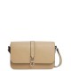 TOMMY HILFIGER</br>Γυναικεία Τσάντα Χιαστή Μπεζ Th Libre Flap Crossover AW0AW17723-RBC Tommy Hilfiger