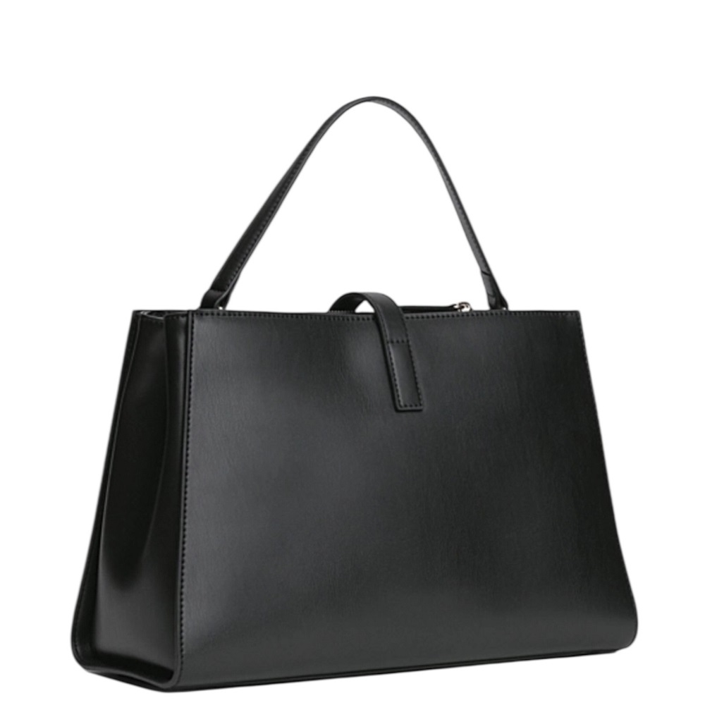 TOMMY HILFIGER</br>Tommy Hilfiger AW0AW17724-BDS Γυναικεία Τσάντα Χειρός Μαύρο Th Libre Med Satchel