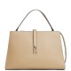 TOMMY HILFIGER</br>Γυναικεία Τσάντα Χειρός Μπεζ Th Libre Med Satchel AW0AW17724-RBC Tommy Hilfiger