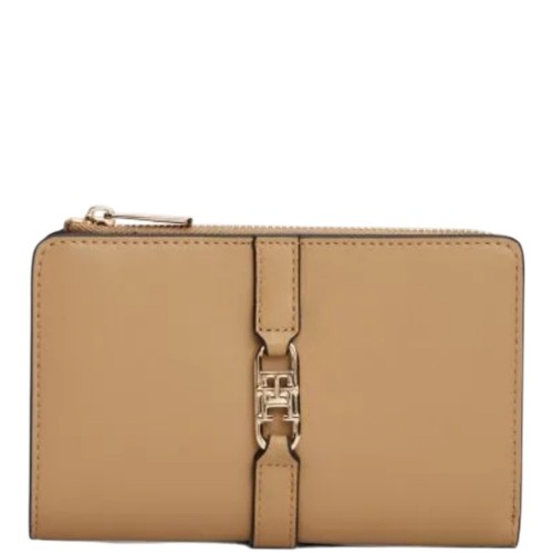 Tommy Hilfiger AW0AW17752-RBC Γυναικείο Πορτοφόλι Μπεζ Th Icon Lrg Za