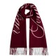 TOMMY HILFIGER</br>Tommy Hilfiger AW0AW17786-VLP Γυναικείο Κασκόλ Μπορντό Tommy Script Logo Scarf TOMMY HILFIGER</br>Tommy Hilfiger AW0AW17786-VLP Γυναικείο Κασκόλ Μπορντό Tommy Script Logo Scarf