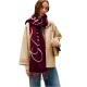 TOMMY HILFIGER</br>Tommy Hilfiger AW0AW17786-VLP Γυναικείο Κασκόλ Μπορντό Tommy Script Logo Scarf TOMMY HILFIGER</br>Tommy Hilfiger AW0AW17786-VLP Γυναικείο Κασκόλ Μπορντό Tommy Script Logo Scarf