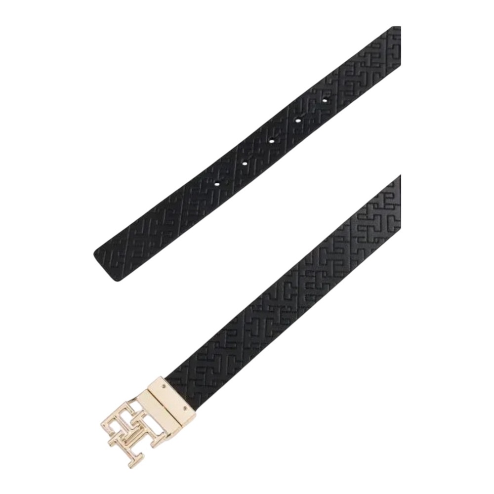 TOMMY HILFIGER</br>Tommy Hilfiger AW0AW18019-0GJ Γυναικεία Ζώνη Διπλής Όψης Μαύρο Th Modern 3.0 Rev Mono TOMMY HILFIGER</br>Tommy Hilfiger AW0AW18019-0GJ Γυναικεία Ζώνη Διπλής Όψης Μαύρο Th Modern 3.0 Rev Mono