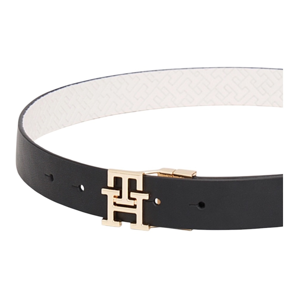 TOMMY HILFIGER</br>Tommy Hilfiger AW0AW18019-BDS Γυναικεία Ζώνη Διπλής Όψης Μαύρο/Λευκό Δέρμα Th Modern 3.0 Rev Mono TOMMY HILFIGER</br>Tommy Hilfiger AW0AW18019-BDS Γυναικεία Ζώνη Διπλής Όψης Μαύρο/Λευκό Δέρμα Th Modern 3.0 Rev Mono