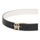 TOMMY HILFIGER</br>Tommy Hilfiger AW0AW18019-BDS Γυναικεία Ζώνη Διπλής Όψης Μαύρο/Λευκό Δέρμα Th Modern 3.0 Rev Mono TOMMY HILFIGER</br>Tommy Hilfiger AW0AW18019-BDS Γυναικεία Ζώνη Διπλής Όψης Μαύρο/Λευκό Δέρμα Th Modern 3.0 Rev Mono