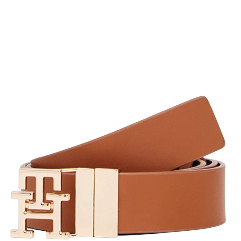 TOMMY HILFIGER</br>Tommy Hilfiger AW0AW18019-GB8 Γυναικεία Ζώνη Διπλής Όψης Ταμπά/Μπλε Δέρμα Th Modern 3.0 Rev Mono TOMMY HILFIGER</br>Tommy Hilfiger AW0AW18019-GB8 Γυναικεία Ζώνη Διπλής Όψης Ταμπά/Μπλε Δέρμα Th Modern 3.0 Rev Mono