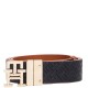 TOMMY HILFIGER</br>Tommy Hilfiger AW0AW18019-GB8 Γυναικεία Ζώνη Διπλής Όψης Ταμπά/Μπλε Δέρμα Th Modern 3.0 Rev Mono TOMMY HILFIGER</br>Tommy Hilfiger AW0AW18019-GB8 Γυναικεία Ζώνη Διπλής Όψης Ταμπά/Μπλε Δέρμα Th Modern 3.0 Rev Mono