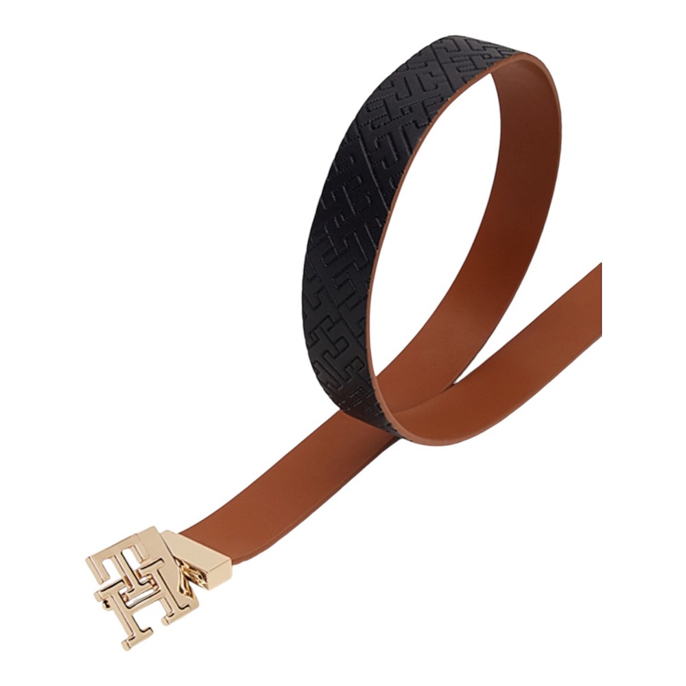 TOMMY HILFIGER</br>Tommy Hilfiger AW0AW18019-GB8 Γυναικεία Ζώνη Διπλής Όψης Ταμπά/Μπλε Δέρμα Th Modern 3.0 Rev Mono TOMMY HILFIGER</br>Tommy Hilfiger AW0AW18019-GB8 Γυναικεία Ζώνη Διπλής Όψης Ταμπά/Μπλε Δέρμα Th Modern 3.0 Rev Mono