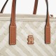 TOMMY HILFIGER</br>Tommy Hilfiger AW0AW18393-0F4 Γυναικεία Τσάντα Χειρός Th City Mini Tote Μπεζ/Ταμπά