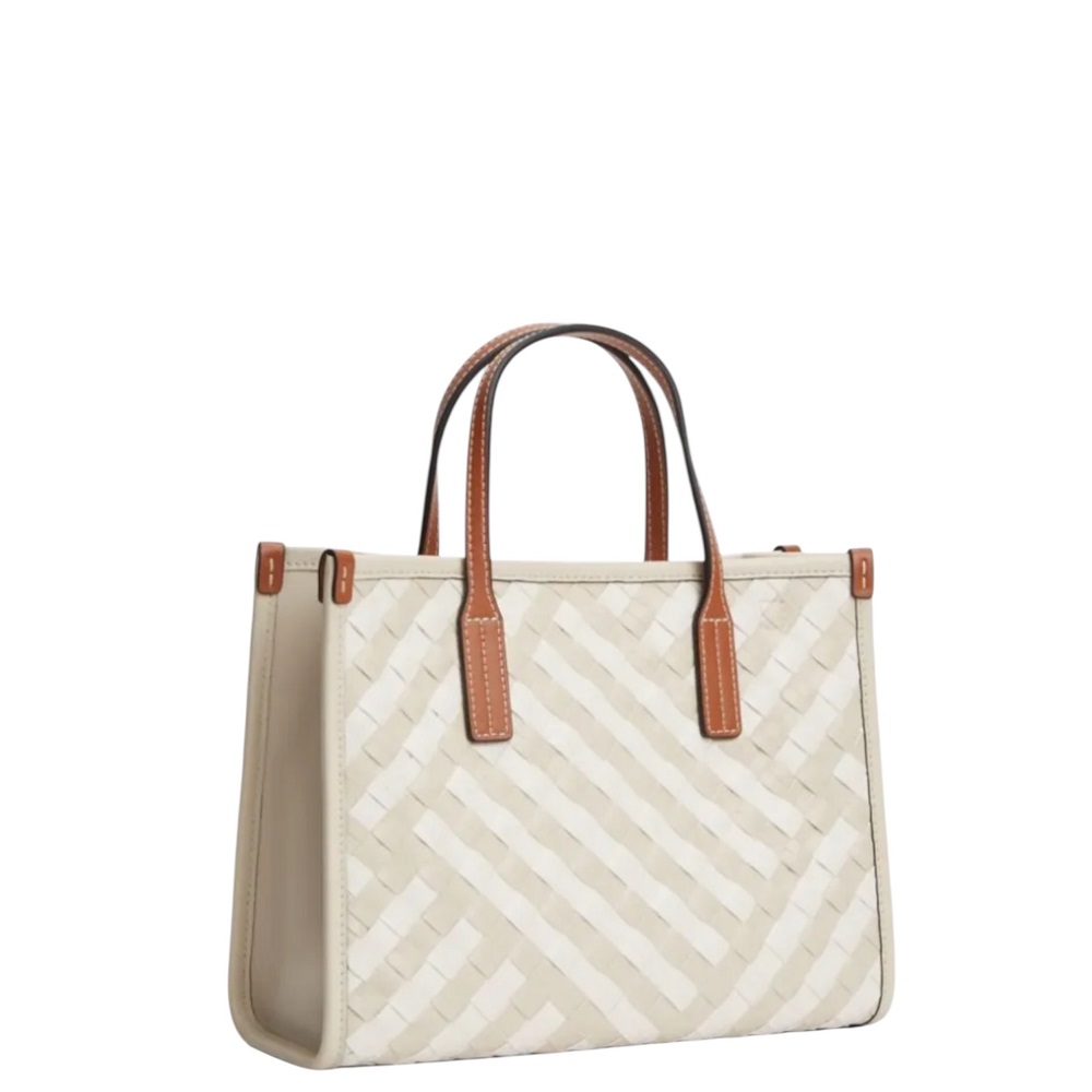 TOMMY HILFIGER</br>Tommy Hilfiger AW0AW18393-0F4 Γυναικεία Τσάντα Χειρός Th City Mini Tote Μπεζ/Ταμπά