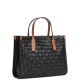 TOMMY HILFIGER</br>Tommy Hilfiger AW0AW18393-0GJ Γυναικεία Τσάντα Χειρός Th City Mini Tote Μαύρο/Ταμπά