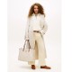 TOMMY HILFIGER</br>Tommy Hilfiger AW0AW18394-0F4 Γυναικεία Τσάντα Ώμου Th City Tote Μπεζ/Ταμπά