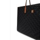 TOMMY HILFIGER</br>Tommy Hilfiger AW0AW18394-0GJ Γυναικεία Τσάντα Ώμου Th City Tote Μαύρο/Ταμπά