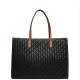 TOMMY HILFIGER</br>Tommy Hilfiger AW0AW18394-0GJ Γυναικεία Τσάντα Ώμου Th City Tote Μαύρο/Ταμπά