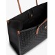 TOMMY HILFIGER</br>Tommy Hilfiger AW0AW18394-0GJ Γυναικεία Τσάντα Ώμου Th City Tote Μαύρο/Ταμπά