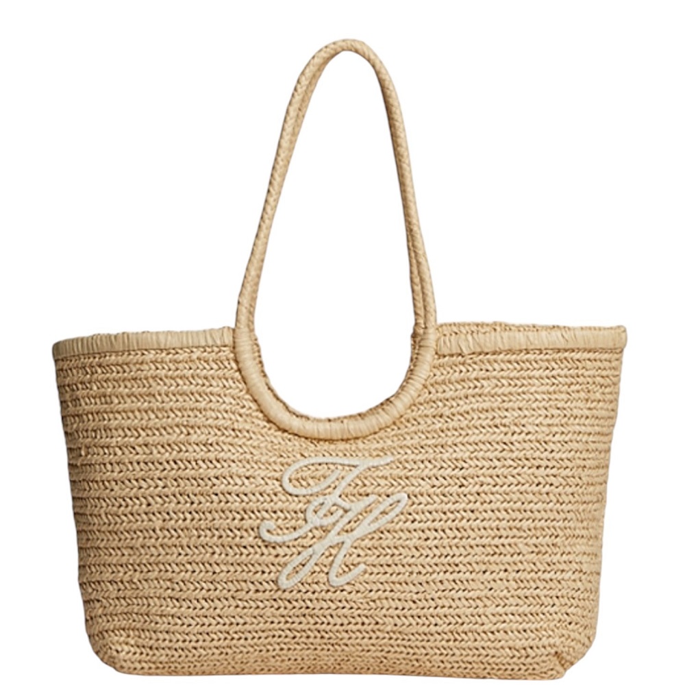 TOMMY HILFIGER</br>Tommy Hilfiger AW0AW18536-0FA Γυναικεία Τσάντα Ώμου Μπεζ Th Elevated Summer Tote Raffia TOMMY HILFIGER</br>Tommy Hilfiger AW0AW18536-0FA Γυναικεία Τσάντα Ώμου Μπεζ Th Elevated Summer Tote Raffia