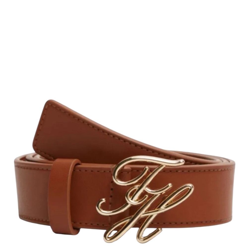 TOMMY HILFIGER</br>Tommy Hilfiger AW0AW18568-GB8 Γυναικεία Ζώνη Ταμπά Δέρμα Th Script 3.0 TOMMY HILFIGER</br>Tommy Hilfiger AW0AW18568-GB8 Γυναικεία Ζώνη Ταμπά Δέρμα Th Script 3.0