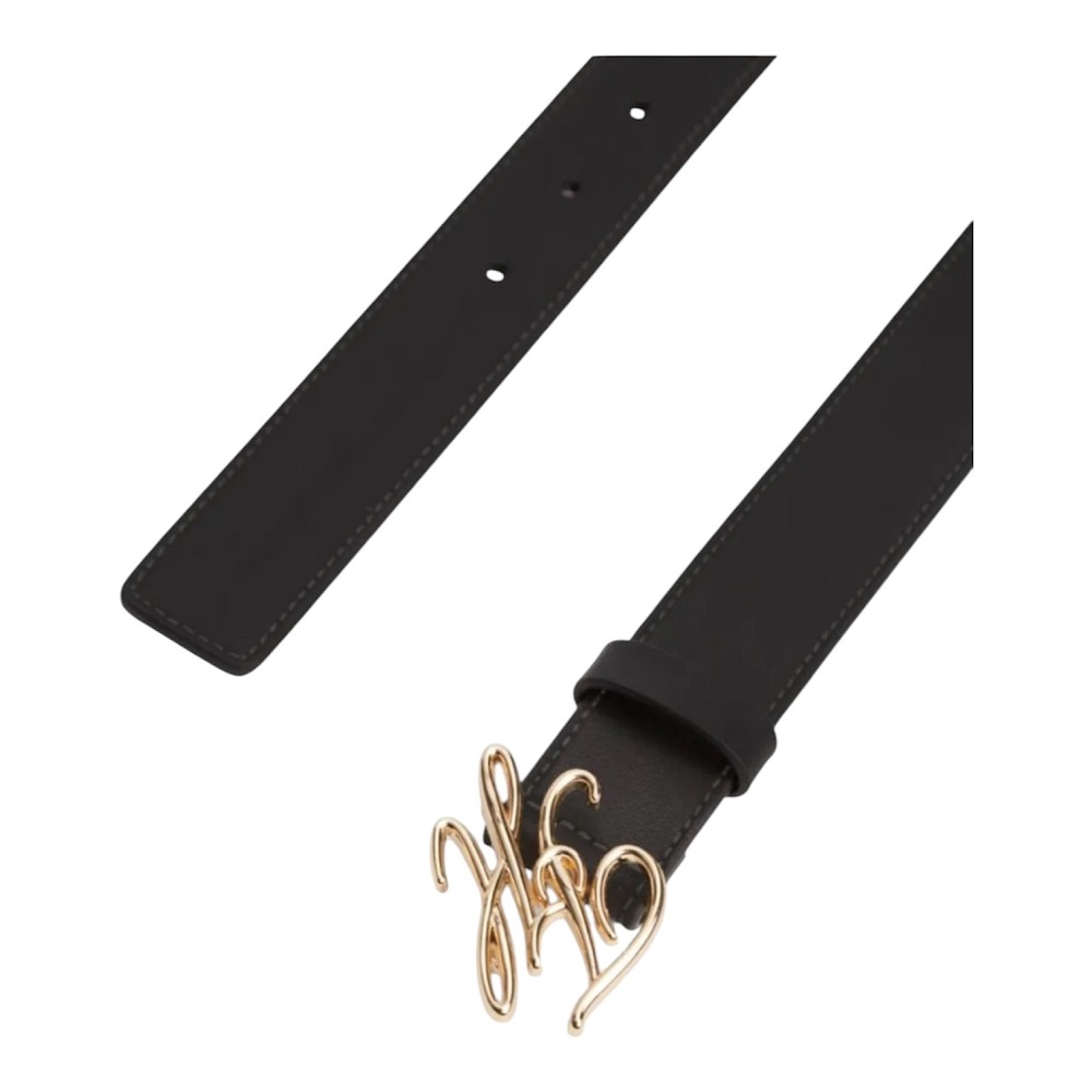 TOMMY HILFIGER</br>Tommy Hilfiger AW0AW18568-BDS Γυναικεία Ζώνη Μαύρο Δέρμα Th Script 3.0 TOMMY HILFIGER</br>Tommy Hilfiger AW0AW18568-BDS Γυναικεία Ζώνη Μαύρο Δέρμα Th Script 3.0