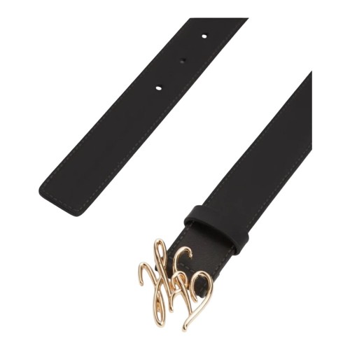 Tommy Hilfiger AW0AW18568-BDS Γυναικεία Ζώνη Μαύρο Δέρμα Th Script 3.0