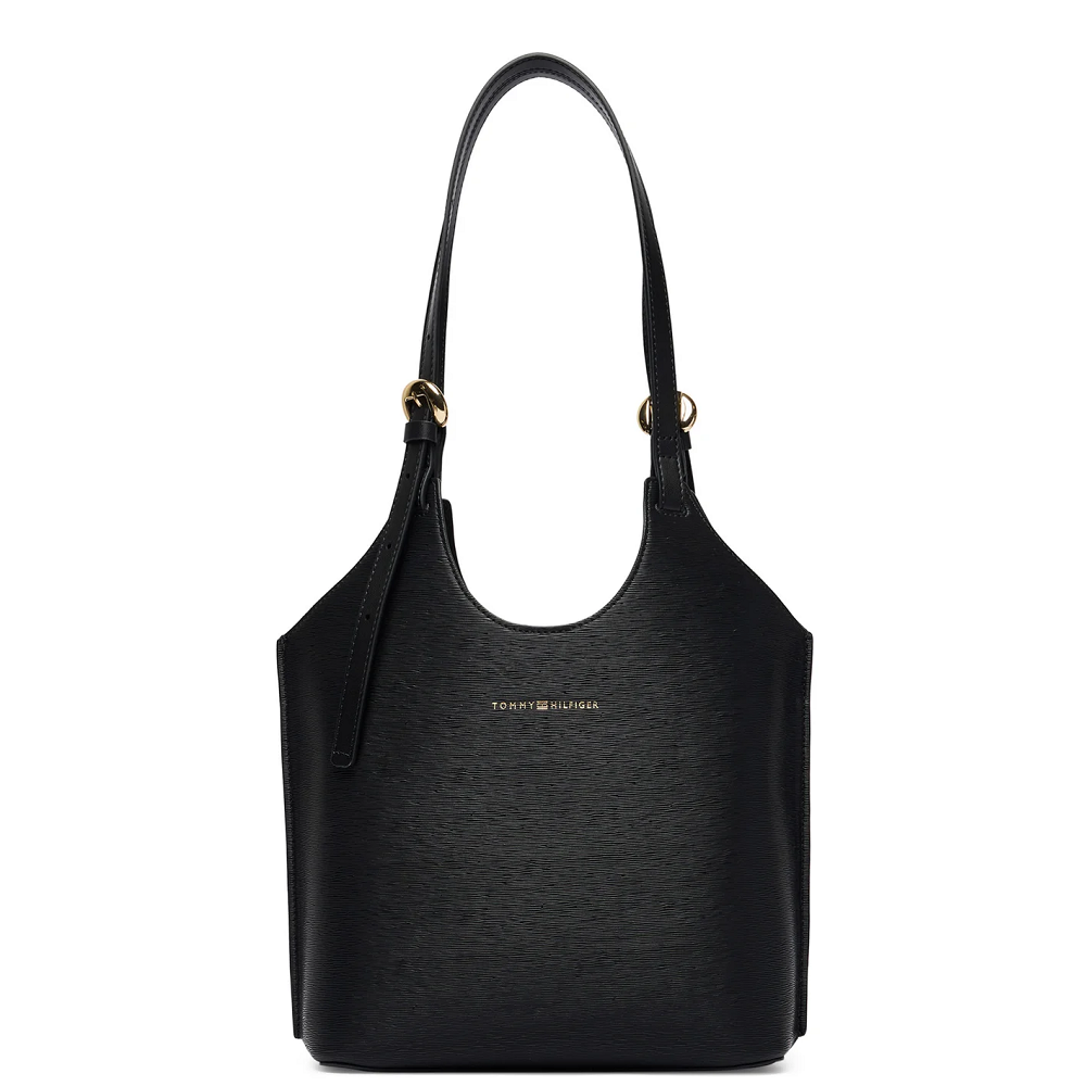 TOMMY HILFIGER</br>Tommy Hilfiger AW0AW18617-BDS Γυναικεία Τσάντα Th Modern Mini Tote Μαύρο