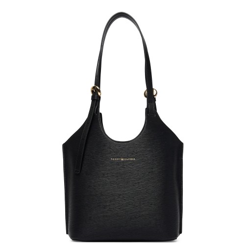 Tommy Hilfiger AW0AW18617-BDS Γυναικεία Τσάντα Th Modern Mini Tote Μαύρο