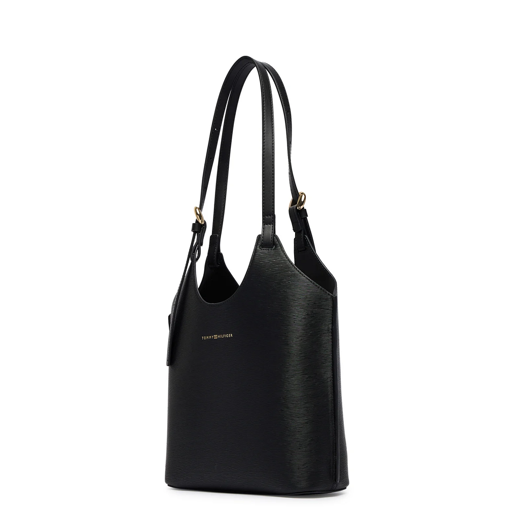 TOMMY HILFIGER</br>Tommy Hilfiger AW0AW18617-BDS Γυναικεία Τσάντα Th Modern Mini Tote Μαύρο