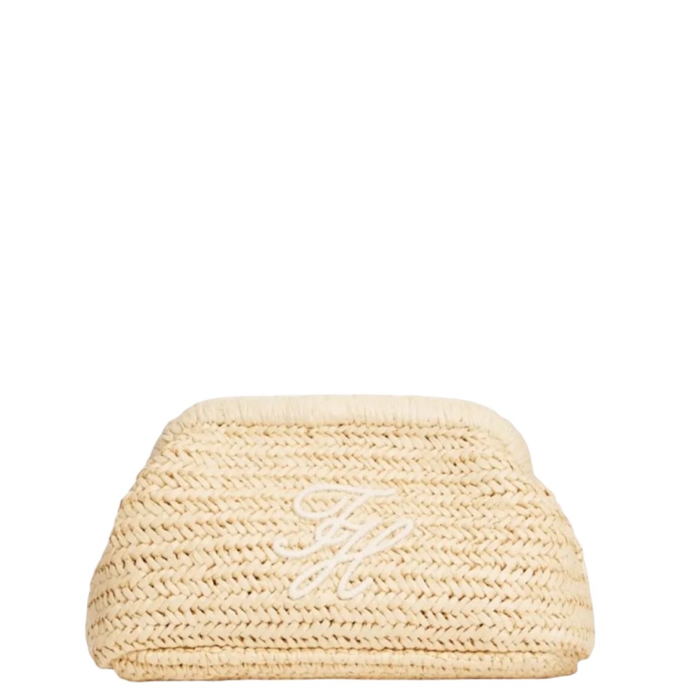 TOMMY HILFIGER</br>Tommy Hilfiger AW0AW18627-0FA Γυναικεία Τσάντα Χειρός Th Elevated Summer Clutch Raffia TOMMY HILFIGER</br>Tommy Hilfiger AW0AW18627-0FA Γυναικεία Τσάντα Χειρός Th Elevated Summer Clutch Raffia