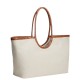 TOMMY HILFIGER</br>Tommy Hilfiger AW0AW18629-0F4 Γυναικεία Τσάντα Ώμου Th Elev Summer Maxi Tote Canvas Μπεζ/Ταμπά