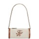 TOMMY HILFIGER</br>Tommy Hilfiger AW0AW18635-0F4 Γυναικεία Τσάντα Th Elen Summer Chain Canvas Μπεζ/Ταμπά