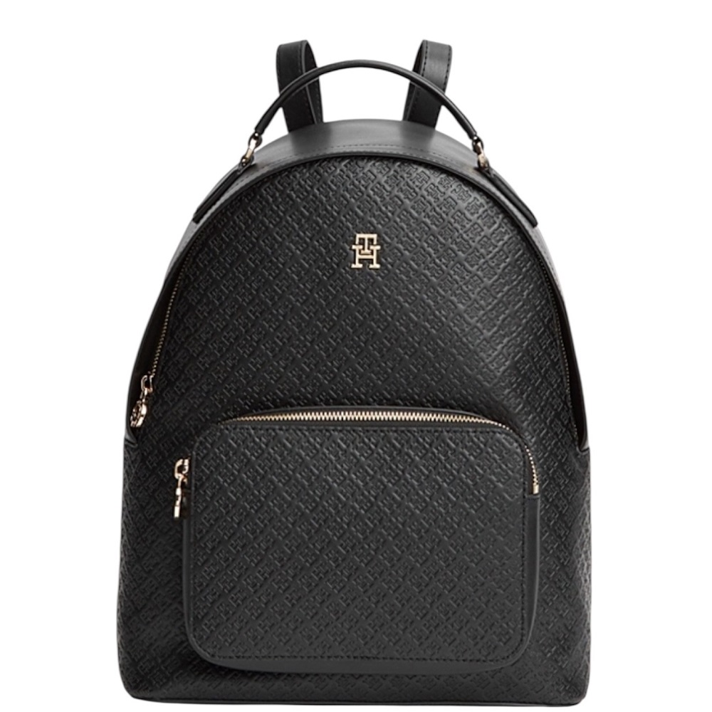 TOMMY HILFIGER</br>Tommy Hilfiger AW0AW18852-BDS Γυναικεία Τσάντα Backpack Μαύρο Th Daily Monogram