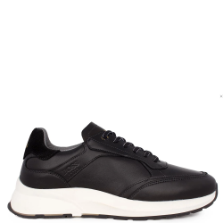 BOSS</br>Ανδρικά Sneakers Μαύρο Δέρμα AZ273 GARDA Boss