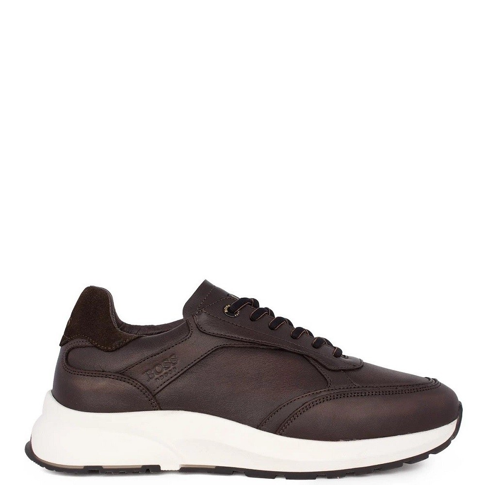 BOSS</br>Ανδρικά Sneakers Καφέ Δέρμα AZ273 CONTADOR Boss BOSS</br>Ανδρικά Sneakers Καφέ Δέρμα AZ273 CONTADOR Boss