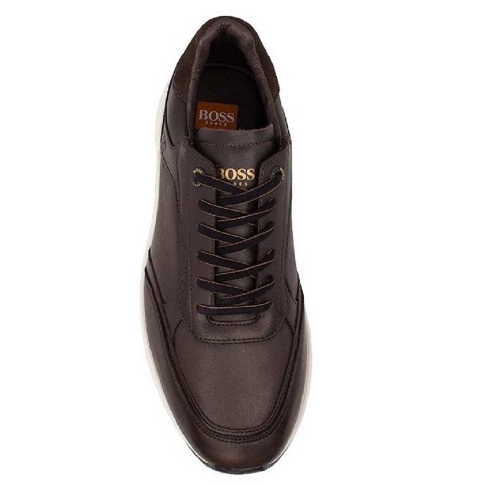 BOSS</br>Ανδρικά Sneakers Καφέ Δέρμα AZ273 CONTADOR Boss BOSS</br>Ανδρικά Sneakers Καφέ Δέρμα AZ273 CONTADOR Boss