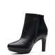 CLARKS</br>Γυναικεία Μποτάκια Μαύρο Δέρμα AMBYR RISE Clarks CLARKS</br>Γυναικεία Μποτάκια Μαύρο Δέρμα AMBYR RISE Clarks