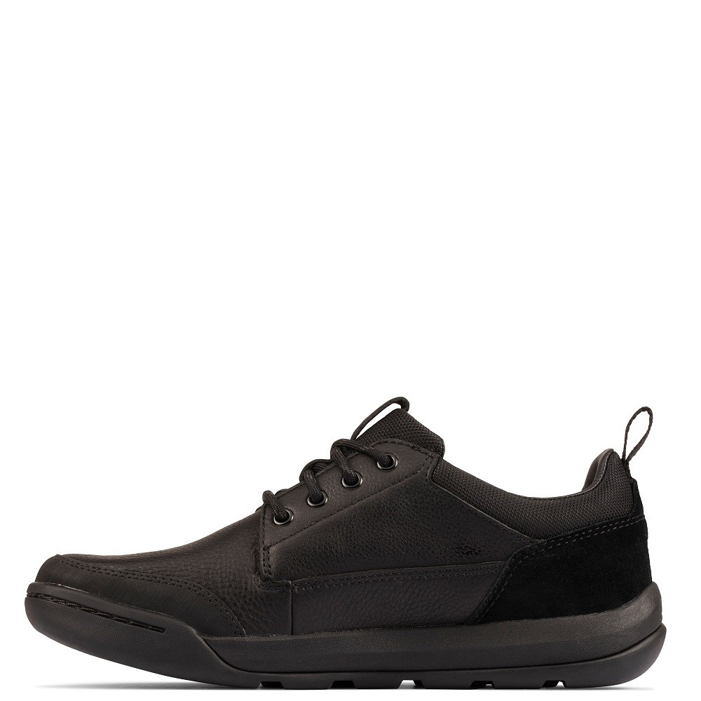 CLARKS</br>Ανδρικά Δετά Παπούτσια Μαύρο Δέρμα Gore-Tex® ASHCOMBE LO GTX Clarks CLARKS</br>Ανδρικά Δετά Παπούτσια Μαύρο Δέρμα Gore-Tex® ASHCOMBE LO GTX Clarks